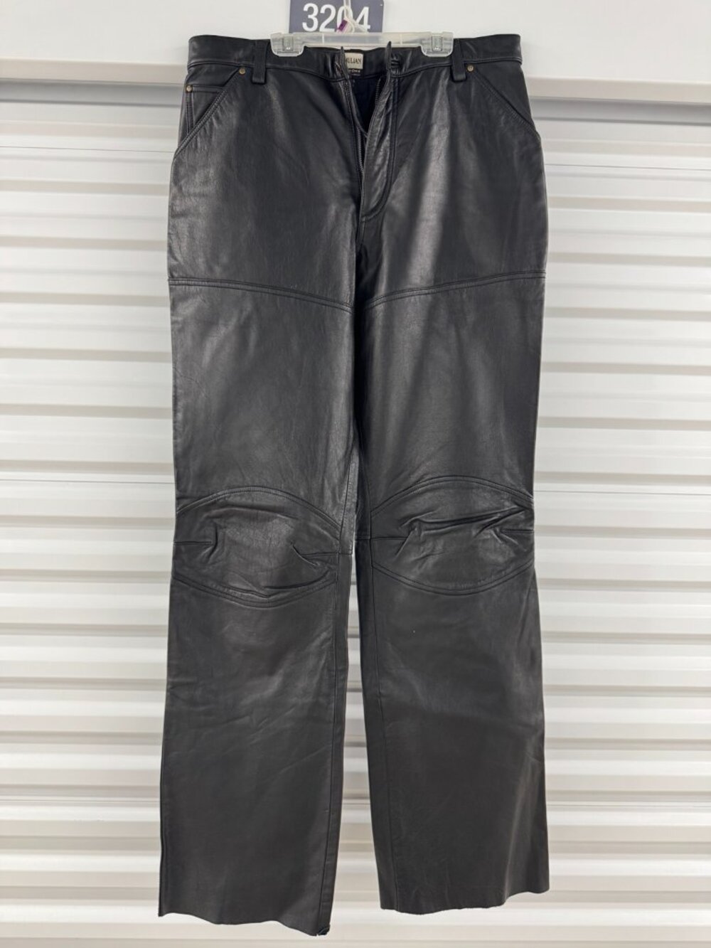 Wilsons Leather M. Julian black leather pants in men’s size 34 - Picture 3 of 5